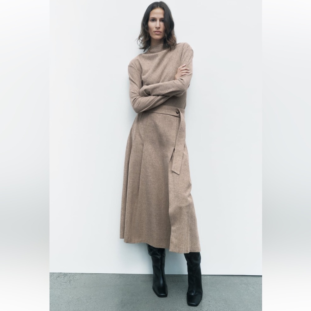 ✨SALE✨ ZARA WOOL BLEND MIDI SKIRT ✨SALE✨